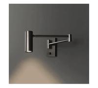Wmmner Wall Light Adjustable Led Wall Lamp With On/Off Switch Modern Foldable Swing Arm Wall Sconce Indoor Hardwire Wall Mounted Reading Light For Bedroom Headboard Living Room Corridor Dining Room