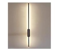 Wmmner Wall Light Modern Minimalist Led Wall Sconce Indoor Black Long Tube Wall Lamp Hardwired 3000K Warm Light Linear Wall Lighting Fixture For Bedroom Bedside Living Room Hallway Corridor Dining Roo