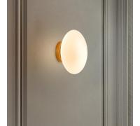 Wmmner Wall Light Semi Flush Mount Ceiling Fixture Modern 5- Gold Close To Ceiling With Globe Glass Shades Farmhouse Vintage Ceiling Chandelier Bedroom Hallway/Oro/Aplique de Pared