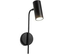 Wmmner Wall Lighting Fixtures Modern Swing Arm Wall Lamp 360° Lighting Adjustable Wall Sconce Wall Mounted Lighting Fixture, Light Fixture/Negro/con Interruptor
