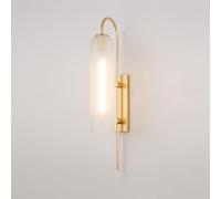Wmmner Wall Sconces For Bedroom Frosted Glass Modern Bathroom Vanity Wall Mounted Light Fixture Gold Hallway Wall Lamp Nordic Hardwired Wall Lighting For Living Room Aisle Bedroom Porch