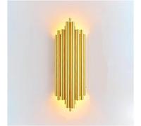 Wmmner Wall Sconces, Modern Indoor Wall Lamps Compatible With Bedroom Bedside Livingroom Decoration Led Sconce Lamp Bathroom Home Light Crystal Golden Wall Light(F)/P/Cambiable2800-6000K