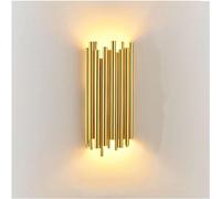 Wmmner Wall Sconces, Modern Indoor Wall Lamps Compatible With Bedroom Bedside Livingroom Decoration Led Sconce Lamp Bathroom Home Light Crystal Golden Wall Light(F)/L/Cambiable2800-6000K
