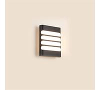 Wmmner Wall Sconces, Modern Wall Sconce, Modern Outdoor Led Wall Lamp Dual Head Waterproof Ip65 Aluminum Garden Balcony Sconces Porch Yard Aisle Home Decor Wall Lighting(D,Natural4000K)/D/Cálido3000K