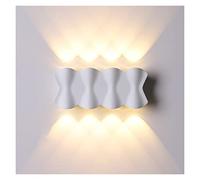Wmmner Waterproof Outdoor Wall Lamp, 3-Head Led Courtyard Light, Warm White 16Cm, Ideal For Staircase, Corridor & Exterior Door Lighting - Durable Wall Light Fixtures/Luz Cálida/4 Cabezas Blanco 21Cm