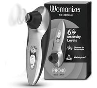 Wmmner Womanizer Pro40 Succionador de Clítoris - Estimulador de Clítoris Femenino con 6 Niveles de Intensidad - Succionador Mujer Sumergible - Vibrador Recargable para Mujeres Y para Parejas/Black