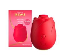 Wmmner Womanizer Rose Succionador de Clítoris | Vibrador Mujer con Succión para el Clítoris | Juguetes Eróticos para Pareja Sexuales con 6 Niveles de Intensidad & 4 Patrones de Vibración | Impermeable