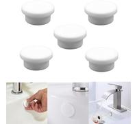 Wmool Tapón de silicona blanca para lavabo, a prueba de insectos, universal, redondo, para lavabo, cubierta para lavabo