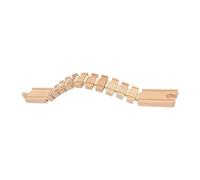 Wmqbjta Accesorios de Vías de Ferrocarril de Madera Juego de Construcción de Ferrocarriles Coordinación Mano-Ojo Accesorios de Construcción de Ferrocarriles P, Pista Transformable
