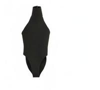 Wmqbjta Bjd Doll Swimsuit Traje Monopieza para Muñeca 1/6 Leotardo de Cuello Alto Ajuste Contorneado Material Que No Mancha Adecuado para Coleccionistas, Negro