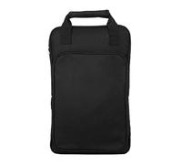Wmqbjta Bolsa Profesional para Baquetas, Bolsa para Mazos, Bolsa de Almacenamiento Colgante para Baquetas, Palos Y Mazos, negro