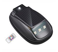 Wmqbjta Cab Marker Señalización Techo Solar para Camión LED RGB Mando Control Remoto Estructura Impermeable Adecuada para Reparación Garaje, 1 Unidad de Luz