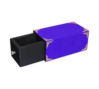 Wmqbjta Cajón de Madera para Trucos de, Ilusionismo Escénico, Accesorio Cómico, Herramienta para Aparecer Y Desaparecer, Diseño Sencillo para Una Fácil, Azul 28x15x12.5cm