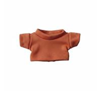 Wmqbjta Camiseta para Muñeca Ropa Accesorio Playera Tejido Suave y Ligero Que Protege la Figura de 13cm y Mejora Su Estética Adecuada para Personalización Fotografía Colecciones , Naranja