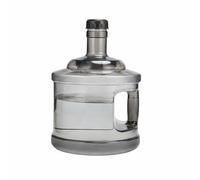 Wmqbjta Dispensador de Agua Cubo Garrafa Bidón Contenedor con Apertura Ancha para Lavado Manual Completo Material PC Resistente al para Mantener Compatible, 7.5L, Gris Separar