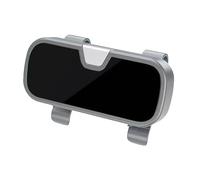 Wmqbjta Estuche para Gafas de Coche con Clip, Organizador Y Soporte para Gafas de Sol, Fabricado en Polipropileno, Multifuncional, Compatible con Voi, Gris