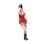 Wmqbjta Figura Miniatura Pintada a Mano de Una Dama con Cheongsam, para Dioramas. Ideal para Colecciones Y Decoración del Hogar, Rojo