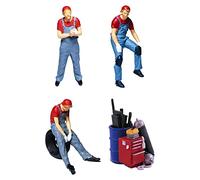 Wmqbjta Figuras a Escala 1/64 para Decoración de, Rojo a