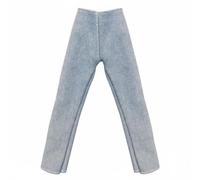 Wmqbjta Jeans para Muñeca Pantalones Diversidad en Estilos Ropa Representativa Material Flexible Diseño Adaptable Adecuado para Coleccionistas Adultos, Azul Claro, Jeans