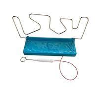 Wmqbjta Juego Laberinto Eléctrico Juguete Interacción Parental Motricidad Fina Material PP Adecuado para Actividades Escolares Desarrollo Familiar Cumpleaños, Azul