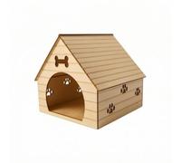Wmqbjta Miniature Dollhouse Casa Perro Miniatura Accesorio Muñecas Mascotas Casa Juguete Recortes de y Que Aportan Encanto Adecuada para Fotografía Temática, Casa De Perro En Miniatura De 6 Puntos