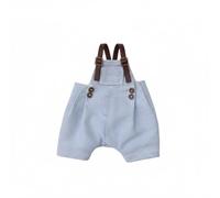 Wmqbjta Pantalones de Muñeca con Diseño Único Tira de Faux Cuero Short Versátil Botones Miniatura Función de Mezcla de Estilos Adecuado para Aficionados a Muñecas y Vestidos de Figuras , Azul Claro