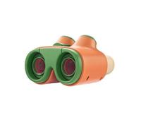 Wmqbjta Prismáticos Bolsillo Portátil Juguete | Portátiles, Binoculares con Cordón, Pequeños, Prismáticos con Enfoque Ajustable, para Libre, Niños, Naranja