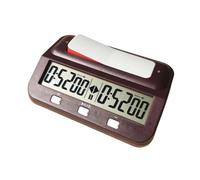 Wmqbjta Reloj de, Temporizador Profesional Portátil con Pantalla, Alarma Y Memoria. Material PP. Ideal para Competiciones Y Cadetes, Rojo