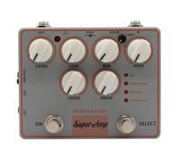 Wmqbjta Simulador de Amplificador de Guitarra Pedal Efectos con Mezcla de Señal y Entrada Auxiliar Además de Salida XLR y Opción Caja Metálica Compacta con