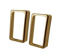 Wmqbjta Un Par de Pastillas Humbucker de Latón para Guitarra Eléctrica, Dorado, como se describe
