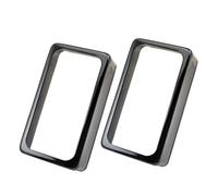 Wmqbjta Un Par de Pastillas Humbucker de Latón para Guitarra Eléctrica, Negro, como se describe