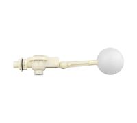 Wmqbjta Válvula de Flotador Automática para Grifo, Válvula de Bola con Brazo Ajustable de PP para Regulación de La Presión Del Agua. Adecuada para Bebederos, Dn15