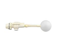 Wmqbjta Válvula de Flotador Automática para Grifo, Válvula de Bola con Brazo Ajustable de PP para Regulación de La Presión Del Agua. Adecuada para Bebederos, Dn25