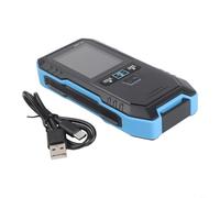 WMT-10 Medidor de humedad no madera, rango 0-75% para yeso/ladrillo/madera dura, profundidad de 17 mm, pantalla a color de 2.4 pulgadas con alarma, registro de datos, linterna, 1000 mAh