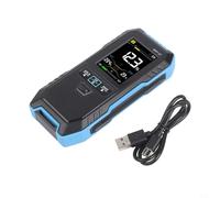 WMT-10 - Medidor de humedad no madera, rango de 0-75% para yeso/ladrillo/madera dura, pantalla a color de 2.4 pulgadas, alarma de sonido, profundidad de 17 mm, 1000 mAh