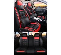 WMTCNC Cojines de asiento de coche Juego completo de fundas de asiento de coche de cuero impermeable accesorios para Mazda para Alenza para Daewoo (color: rojo lujo)
