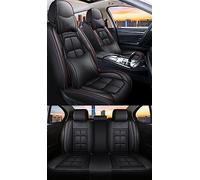 WMTCNC Cojines de asiento de coche Juego completo de fundas de asiento de coche de cuero impermeable accesorios para Kia para Sportage For Soul (color: negro de lujo)