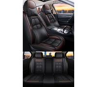 WMTCNC Cojines de asiento de coche Juego completo de fundas de asiento de coche de cuero impermeable cojín de asiento accesorios para Nissan para Teana para Silvia (color: café de lujo)