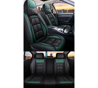 WMTCNC Cojines de asiento de coche Juego completo de fundas de cuero impermeables para asiento de coche, accesorios para VW para Passat B6 (color: verde comodidad)