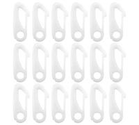 WMUVAZA Clips de Nailon para Poste de Bandera, 15 Piezas Nylon Gancho de Amarre, Mosquetón, Plástico Shock Bungee Cuerda Ganchos de Cable, Accesorio para Gancho de Bandera, Mosquetón