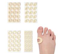 WMUVAZA Cojines de maíz, 120 Piezas cojín de maíz de espuma para el pie, almohadillas de callo para reducir el frotamiento para aliviar el dolor, dedos de los pies pies y talón