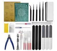 WMYCONGCONG 31 piezas compatibles con Gundam Model Tools Kit Modeler Herramientas básicas Hobby Kit de herramientas de construcción para edificios, coches, aviones, reparación de edificios, fijación