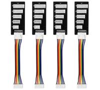 WMYCONGCONG 4 Unidades de Cargador de batería para Tabla de Equilibrio 2-6S, convertidor Adaptador de Placa de expansión para vehículos RC Lipo