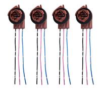 WMYCONGCONG 4 unids coche 3157 cable arnés zócalos adaptador para la vuelta sola bombilla LED bombillas de freno