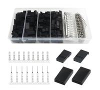 WMYCONGCONG 900 PCS Servo Conector Servo Cable Conector de Cable Conector Macho Hembra Crimpado Pin Kit para Futaba Estilo Servo Conector