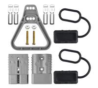 WMYCONGCONG Juego de 2 conectores rápidos de batería de 175 A, kit de enchufe de arnés de cables de desconexión rápida de batería de calibre 2-4 para remolque de cabrestante de motor