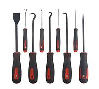 WMYCONGCONG Juego de 9 pinzas y ganchos resistentes, herramienta de recogida de manguera, extractor de manguera para automoción y herramienta electrónica, amarillo o rojo, color aleatorio