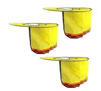 WMYCONGCONG Paquete de 3 parasoles para casco duro, visera de malla de ala completa, accesorios para cascos, visera de casco duro, reflectante de alta visibilidad
