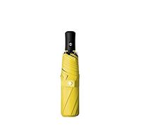 WMYDNXXT Paraguas Paraguas automático Plegable Resistente al Viento y a la Lluvia for Mujer, Paraguas de Lujo Grandes a Prueba de Viento y Lluvia for Hombres, sombrilla con Revestimiento(Yellow)