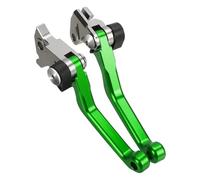 WMYIEHAJ Motorcycle Brake Clutch Levers Motocross Pivot Dirt Bike Handle Compatible with Yamaha YZ85 2015-2024(Green No Logo)